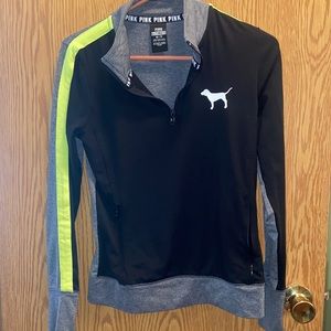 Victoria secret pink quarter zip top